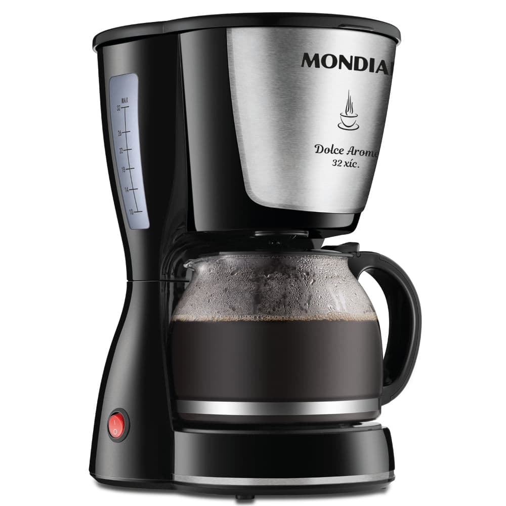 Cafeteira elétrica Mondial Dolce Arome C-32-32X preta, 32 xícaras