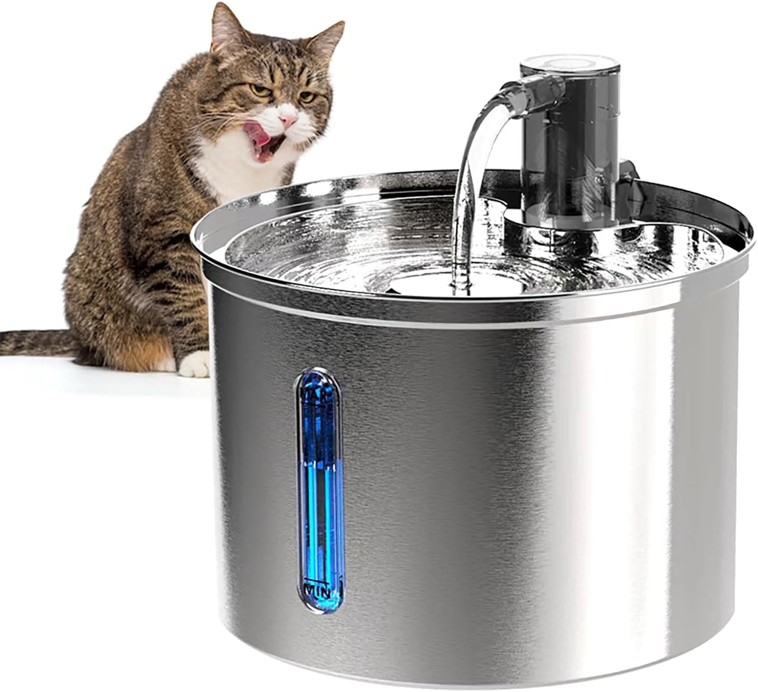 Fonte VEDO inox 3 L / 3,2 L, janela de nível e torneira
